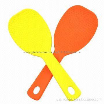 Silicone Kitchenware, Butter Scraper, Flat Ice Cream Spoon, Disposable Plastic Color Ice Cream Spoon